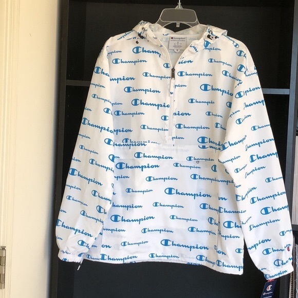 NEW Champion Solid Script Packable Jacket - Picture 1 of 13